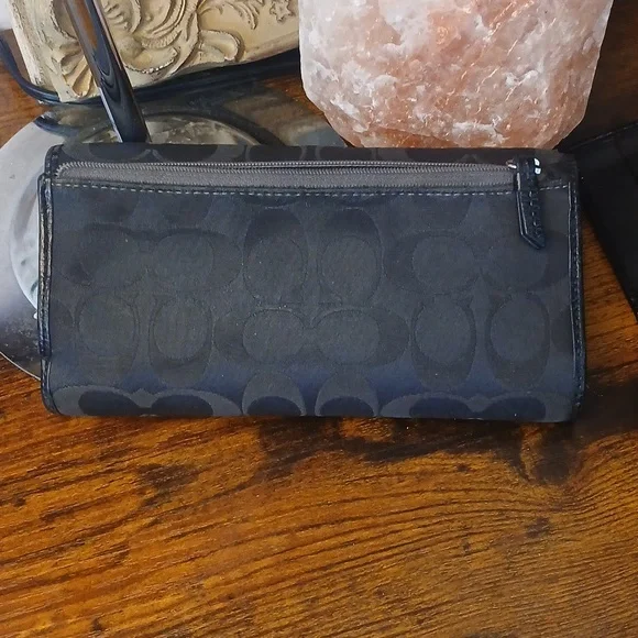 Coach Black Wallet and Card Holder Set - Picture 7 of 7